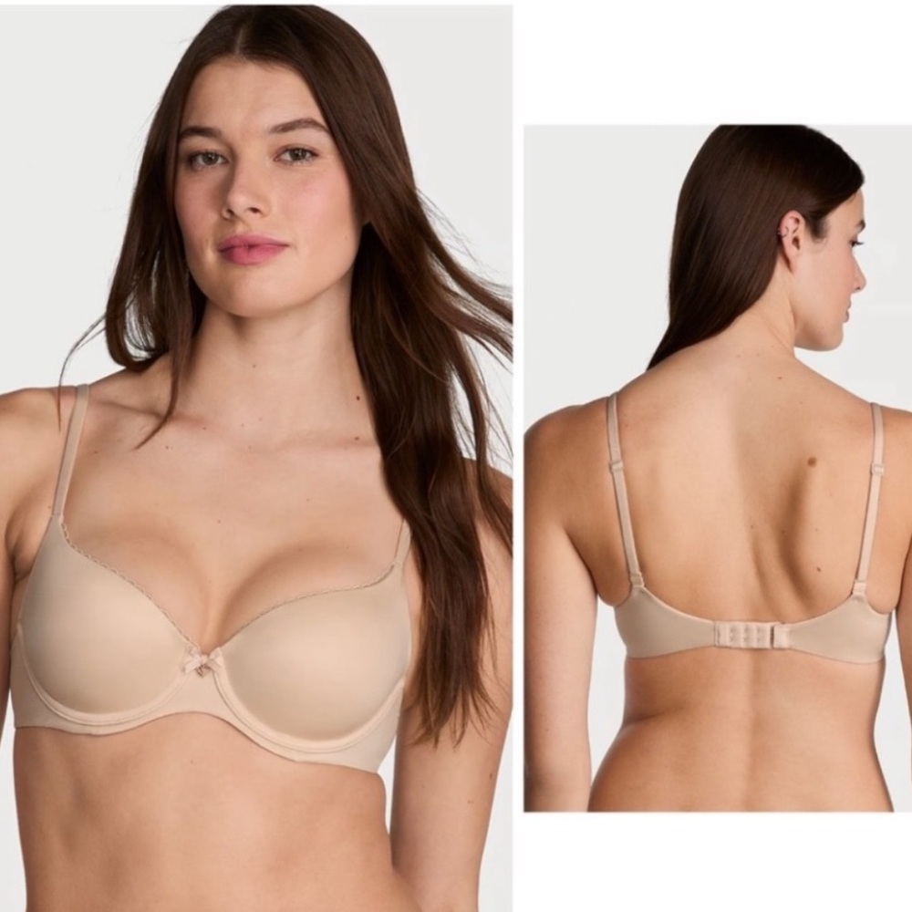 NWT Victoria’s Secret Body By Victoria Lightly Lined Demi Bra Underwire Ivory36A - Picture 11 of 11
